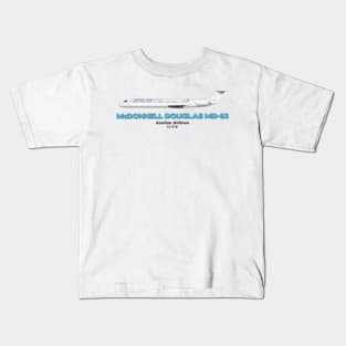 McDonnell Douglas MD-83 - Aeolian Airlines Kids T-Shirt